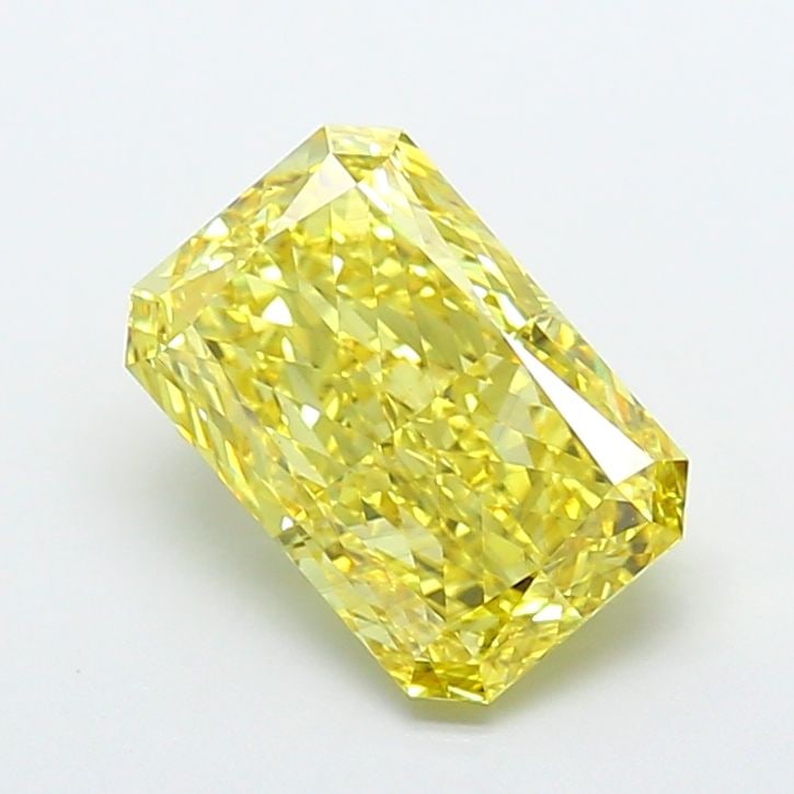 Loose Diamond - RADIANT 5.07ct Fancy Vivid Yellow SI1: Loose Diamond - RADIANT 5.07ct Fancy Vivid Yellow SI1 Source: This is a real non-mined Diamond that has been grown in a lab Shape: RADIANT Carats: 5.07 Color: Fancy Vivid Yellow Certification: IGI Vid