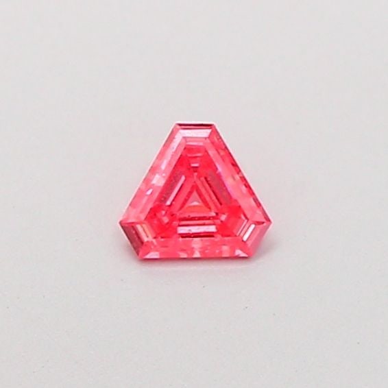 Loose Diamond - TRIANGULAR 1.03ct Fancy Vivid Pink VVS1: Loose Diamond - TRIANGULAR 1.03ct Fancy Vivid Pink VVS1 Source: This is a real non-mined Diamond that has been grown in a lab Shape: TRIANGULAR Carats: 1.03 Color: Fancy Vivid Pink Certification: NONE