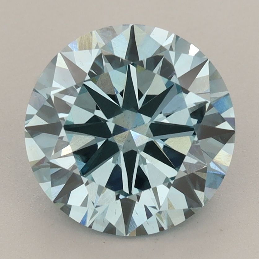 Loose Diamond - ROUND 3.09ct Fancy Vivid Blue VS2: Loose Diamond - ROUND 3.09ct Fancy Vivid Blue VS2 Source: This is a real non-mined Diamond that has been grown in a lab Shape: ROUND Carats: 3.09 Color: Fancy Vivid Blue Certification: IGI Video: