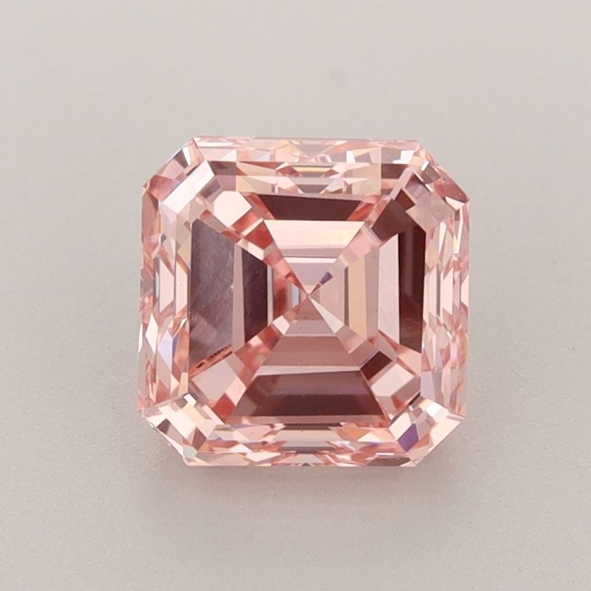 Loose Diamond - SQUARE EMERALD 2.16ct Fancy Intense Pink VVS2: Loose Diamond - SQUARE EMERALD 2.16ct Fancy Intense Pink VVS2 Source: This is a real non-mined Diamond that has been grown in a lab Shape: SQUARE EMERALD Carats: 2.16 Color: Fancy Intense Pink Certifi