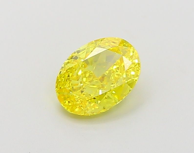 Loose Diamond - OVAL 1.0ct Fancy Vivid Yellow VS1: Loose Diamond - OVAL 1.0ct Fancy Vivid Yellow VS1 Source: This is a real non-mined Diamond that has been grown in a lab Shape: OVAL Carats: 1.0 Color: Fancy Vivid Yellow Certification: IGI Video:
