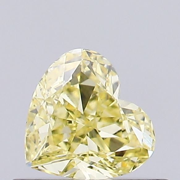 Loose Diamond - HEART 0.36ct Fancy Intense Yellow VS1: Loose Diamond - HEART 0.36ct Fancy Intense Yellow VS1 Source: This is a real non-mined Diamond that has been grown in a lab Shape: HEART Carats: 0.36 Color: Fancy Intense Yellow Certification: IGI Vid