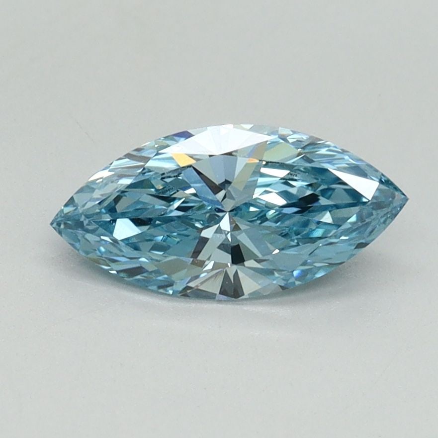 Loose Diamond - MARQUISE 0.72ct Fancy Vivid Blue VVS2: Loose Diamond - MARQUISE 0.72ct Fancy Vivid Blue VVS2 Source: This is a real non-mined Diamond that has been grown in a lab Shape: MARQUISE Carats: 0.72 Color: Fancy Vivid Blue Certification: IGI