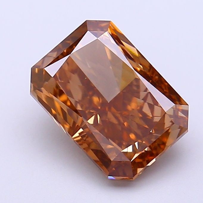 Loose Diamond - RADIANT 2.53ct Fancy Brown VVS2: Loose Diamond - RADIANT 2.53ct Fancy Brown VVS2 Source: This is a real non-mined Diamond that has been grown in a lab Shape: RADIANT Carats: 2.53 Color: Fancy Brown Certification: IGI Video: Video
