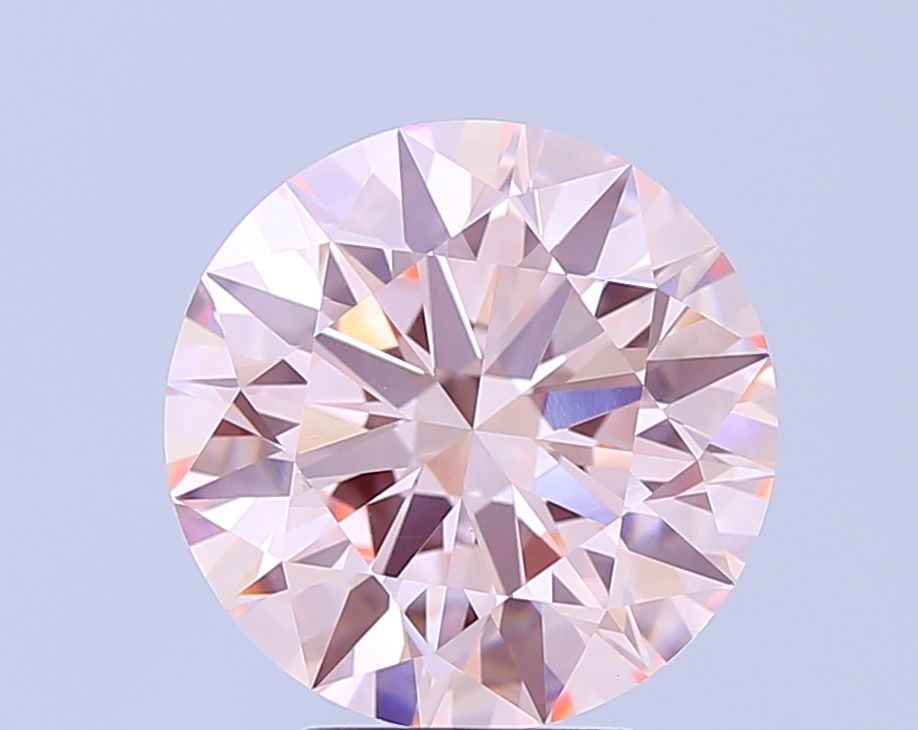 Ideal Loose Diamond - ROUND 5.04ct Fancy Pink VVS2: Ideal Loose Diamond - ROUND 5.04ct Fancy Pink VVS2 Source: This is a real non-mined Diamond that has been grown in a lab Shape: ROUND Carats: 5.04 Color: Fancy Pink Certification: IGI Video: