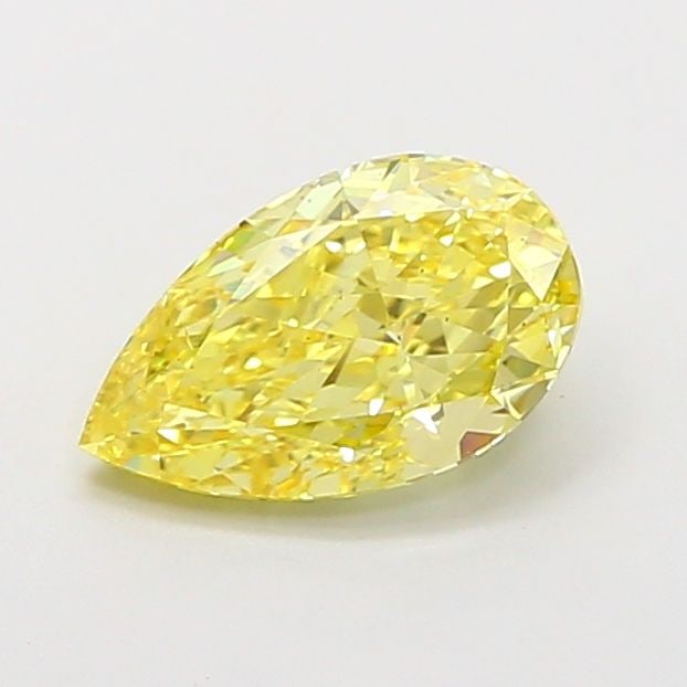 Loose Diamond - PEAR 1.55ct Fancy Vivid Yellow VS2: Loose Diamond - PEAR 1.55ct Fancy Vivid Yellow VS2 Source: This is a real non-mined Diamond that has been grown in a lab Shape: PEAR Carats: 1.55 Color: Fancy Vivid Yellow Certification: IGI Video: