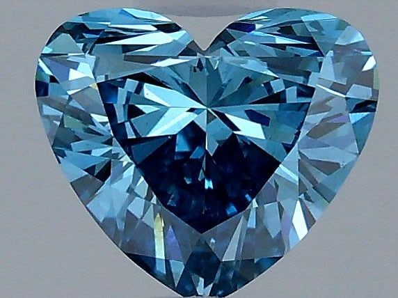 Loose Diamond - HEART 1.0ct Fancy Vivid Blue VS2: Loose Diamond - HEART 1.0ct Fancy Vivid Blue VS2 Source: This is a real non-mined Diamond that has been grown in a lab Shape: HEART Carats: 1.0 Color: Fancy Vivid Blue Certification: IGI Video: