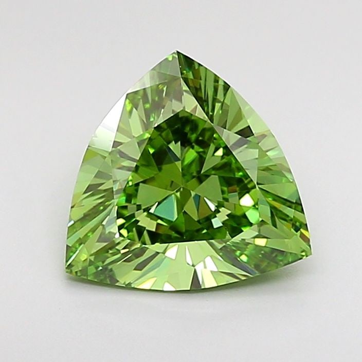 Loose Diamond - TRIANGULAR 1.34ct Fancy Vivid Green VS2 (1 of 1)