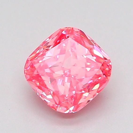 Loose Diamond - CUSHION MODIFIED 0.92ct Fancy Vivid Pink VVS2: Loose Diamond - CUSHION MODIFIED 0.92ct Fancy Vivid Pink VVS2 Source: This is a real non-mined Diamond that has been grown in a lab Shape: CUSHION MODIFIED Carats: 0.92 Color: Fancy Vivid Pink Certifi