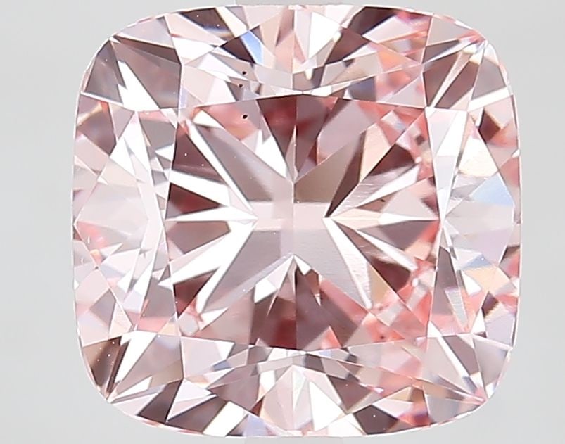 Loose Diamond - CUSHION MODIFIED 4.24ct Fancy Vivid Pink VS2: Loose Diamond - CUSHION MODIFIED 4.24ct Fancy Vivid Pink VS2 Source: This is a real non-mined Diamond that has been grown in a lab Shape: CUSHION MODIFIED Carats: 4.24 Color: Fancy Vivid Pink Certific