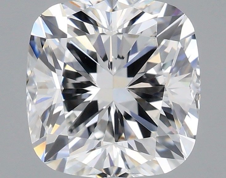 Loose Diamond - CUSHION MODIFIED 2.23ct E VVS2: Loose Diamond - CUSHION MODIFIED 2.23ct E VVS2 Source: This is a real non-mined Diamond that has been grown in a lab Shape: CUSHION MODIFIED Carats: 2.23 Color: E Clarity: VVS2 Certification: IGI Vide
