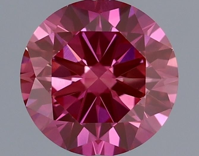 Loose Diamond - ROUND 0.5ct Fancy Vivid Pink VVS1 (1 of 1)