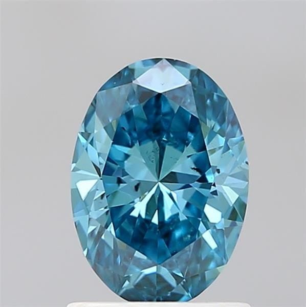 Loose Diamond - OVAL 1.05ct Fancy Vivid Blue SI1: Loose Diamond - OVAL 1.05ct Fancy Vivid Blue SI1 Source: This is a real non-mined Diamond that has been grown in a lab Shape: OVAL Carats: 1.05 Color: Fancy Vivid Blue Certification: IGI Video: