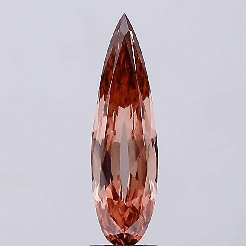 Loose Diamond - PEAR 2.75ct Fancy Brown VS1: Loose Diamond - PEAR 2.75ct Fancy Brown VS1 Source: This is a real non-mined Diamond that has been grown in a lab Shape: PEAR Carats: 2.75 Color: Fancy Brown Certification: IGI Video: