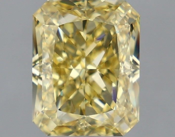 Loose Diamond - RADIANT 3.0ct Fancy Intense Yellow VVS2: Loose Diamond - RADIANT 3.0ct Fancy Intense Yellow VVS2 Source: This is a real non-mined Diamond that has been grown in a lab Shape: RADIANT Carats: 3.0 Color: Fancy Intense Yellow Certification: IGI 