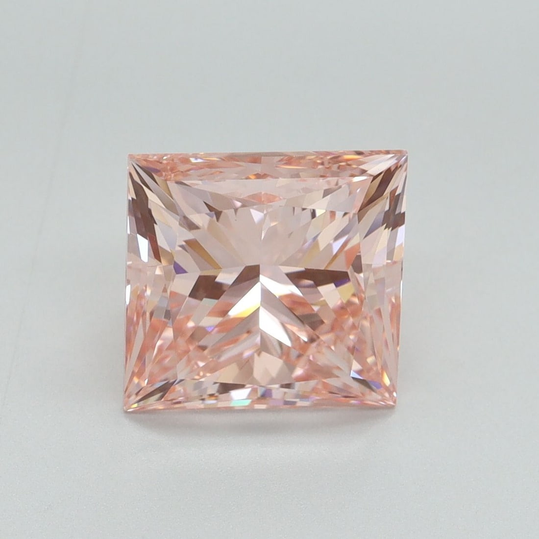 Loose Diamond - PRINCESS 4.11ct Fancy Vivid Pink VS1: Loose Diamond - PRINCESS 4.11ct Fancy Vivid Pink VS1 Source: This is a real non-mined Diamond that has been grown in a lab Shape: PRINCESS Carats: 4.11 Color: Fancy Vivid Pink Certification: IGI Video