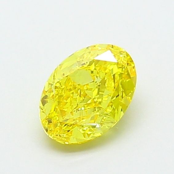 Loose Diamond - OVAL 0.91ct Fancy Vivid Yellow VS1: Loose Diamond - OVAL 0.91ct Fancy Vivid Yellow VS1 Source: This is a real non-mined Diamond that has been grown in a lab Shape: OVAL Carats: 0.91 Color: Fancy Vivid Yellow Certification: IGI Video: