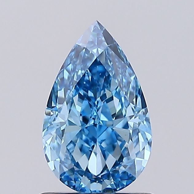 Loose Diamond - PEAR 1.32ct Fancy Vivid Blue VS1: Loose Diamond - PEAR 1.32ct Fancy Vivid Blue VS1 Source: This is a real non-mined Diamond that has been grown in a lab Shape: PEAR Carats: 1.32 Color: Fancy Vivid Blue Certification: IGI Video: