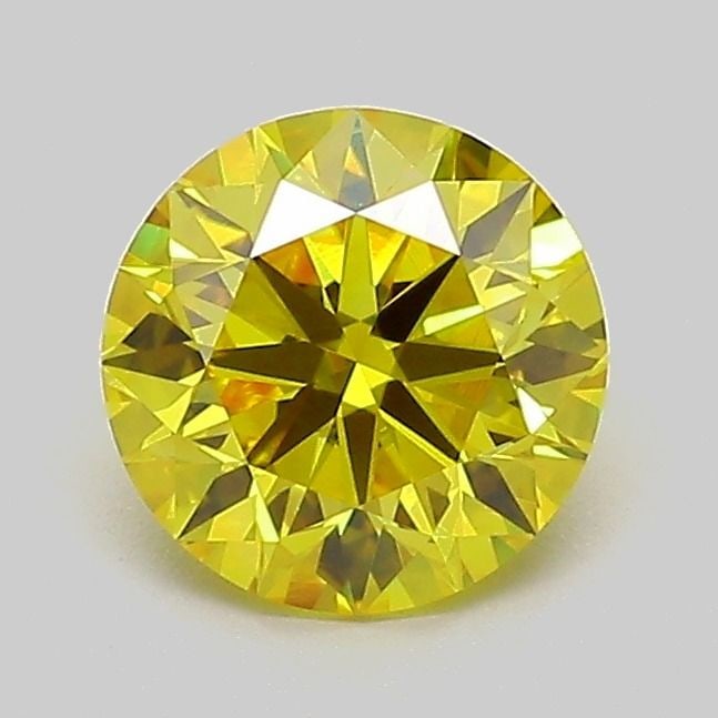Loose Diamond - ROUND 1.03ct Fancy Vivid Yellow VVS2: Loose Diamond - ROUND 1.03ct Fancy Vivid Yellow VVS2 Source: This is a real non-mined Diamond that has been grown in a lab Shape: ROUND Carats: 1.03 Color: Fancy Vivid Yellow Certification: IGI Video: