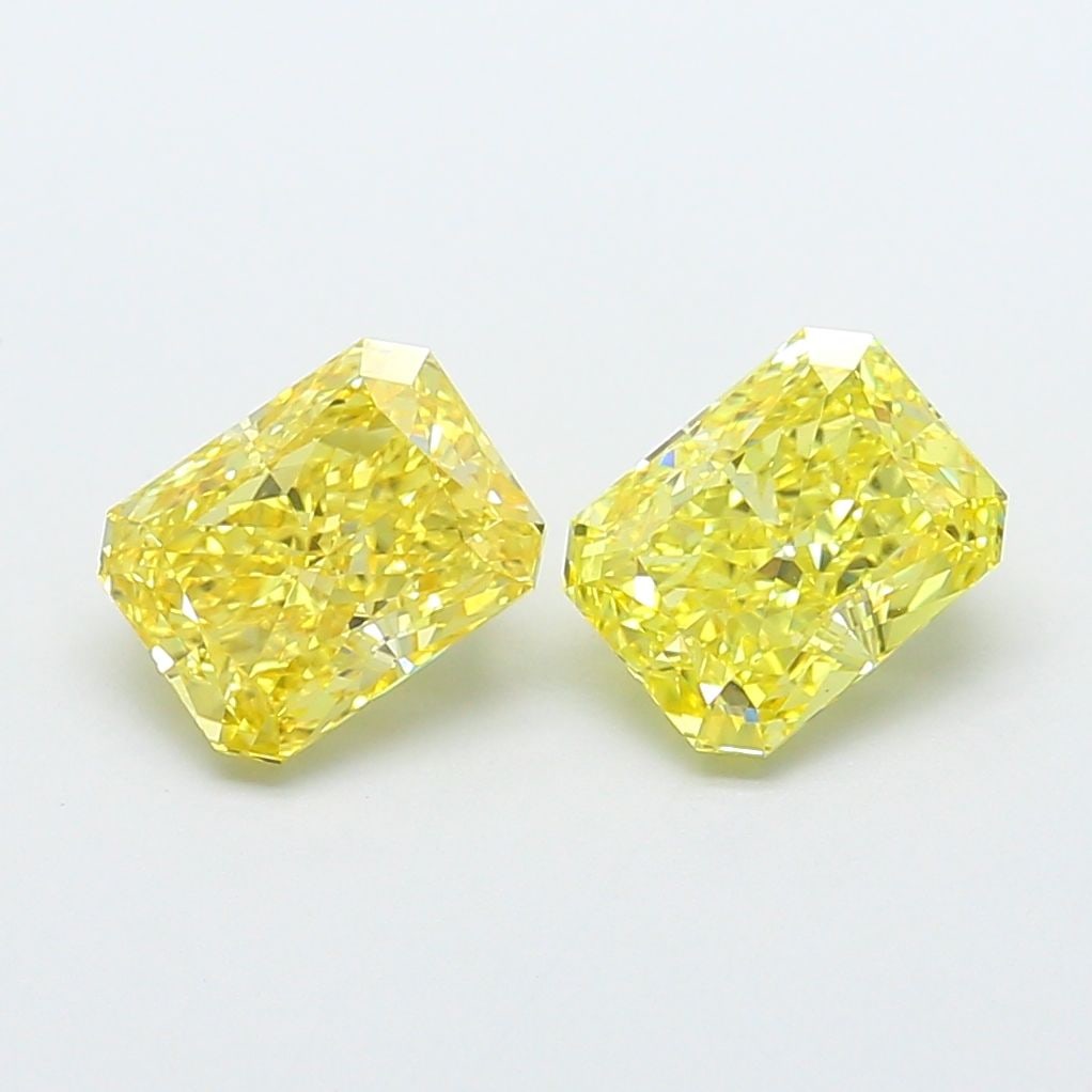 Loose Diamond - RADIANT 1.5ct Fancy Intense Yellow VS1: Loose Diamond - RADIANT 1.5ct Fancy Intense Yellow VS1 Source: This is a real non-mined Diamond that has been grown in a lab Shape: RADIANT Carats: 1.5 Color: Fancy Intense Yellow Certification: IGI V