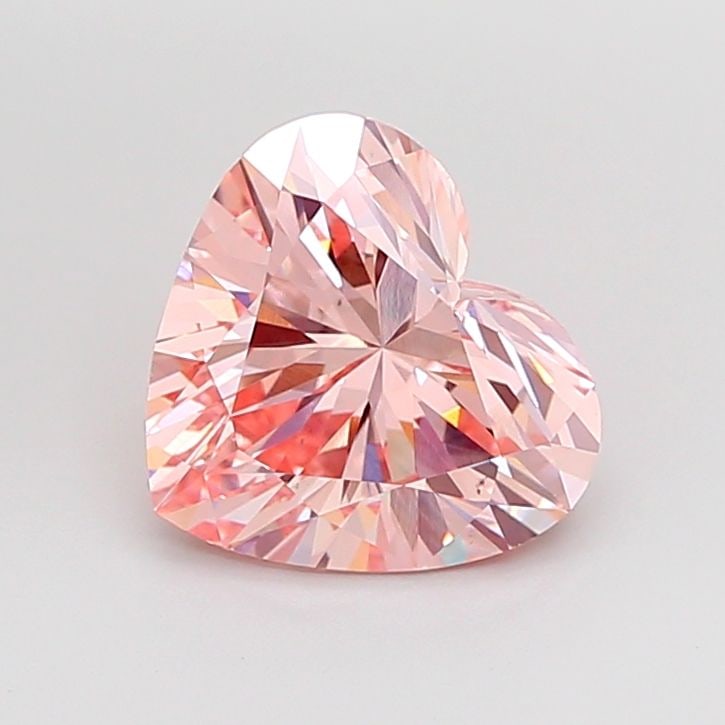 Loose Diamond - HEART 3.02ct Fancy Intense Pink VS1: Loose Diamond - HEART 3.02ct Fancy Intense Pink VS1 Source: This is a real non-mined Diamond that has been grown in a lab Shape: HEART Carats: 3.02 Color: Fancy Intense Pink Certification: IGI Video: