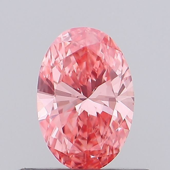 Loose Diamond - OVAL 0.38ct Fancy Vivid Pink VVS2: Loose Diamond - OVAL 0.38ct Fancy Vivid Pink VVS2 Source: This is a real non-mined Diamond that has been grown in a lab Shape: OVAL Carats: 0.38 Color: Fancy Vivid Pink Certification: NONE Video: