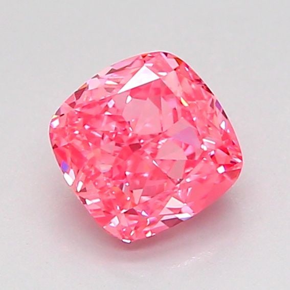 Loose Diamond - CUSHION MODIFIED 1.07ct Fancy Vivid Pink VVS2: Loose Diamond - CUSHION MODIFIED 1.07ct Fancy Vivid Pink VVS2 Source: This is a real non-mined Diamond that has been grown in a lab Shape: CUSHION MODIFIED Carats: 1.07 Color: Fancy Vivid Pink Certifi