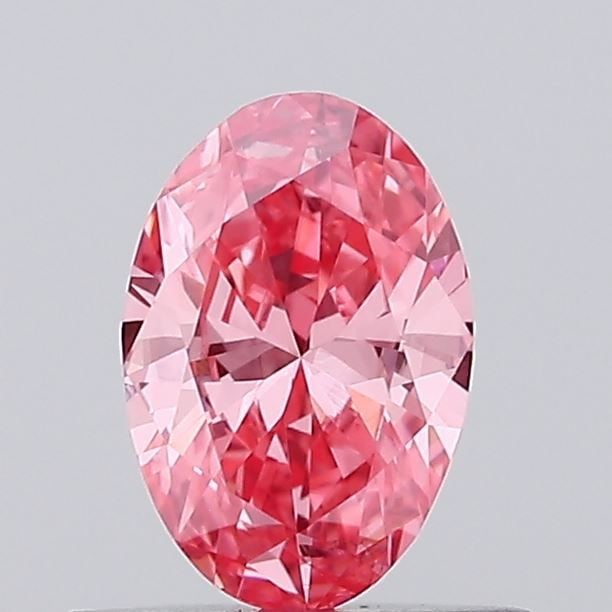 Loose Diamond - OVAL 0.46ct Fancy Vivid Pink SI1: Loose Diamond - OVAL 0.46ct Fancy Vivid Pink SI1 Source: This is a real non-mined Diamond that has been grown in a lab Shape: OVAL Carats: 0.46 Color: Fancy Vivid Pink Certification: NONE Video: