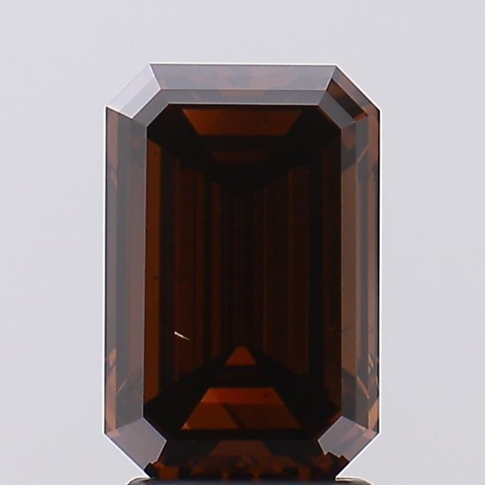 Loose Diamond - EMERALD 3.03ct Fancy Deep Brown VS2: Loose Diamond - EMERALD 3.03ct Fancy Deep Brown VS2 Source: This is a real non-mined Diamond that has been grown in a lab Shape: EMERALD Carats: 3.03 Color: Fancy Deep Brown Certification: IGI Video:
