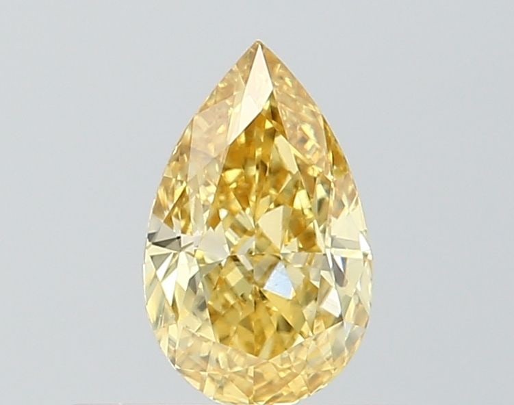 Loose Diamond - PEAR 0.33ct Fancy Intense Yellow VS1: Loose Diamond - PEAR 0.33ct Fancy Intense Yellow VS1 Source: This is a real non-mined Diamond that has been grown in a lab Shape: PEAR Carats: 0.33 Color: Fancy Intense Yellow Certification: NONE Vide