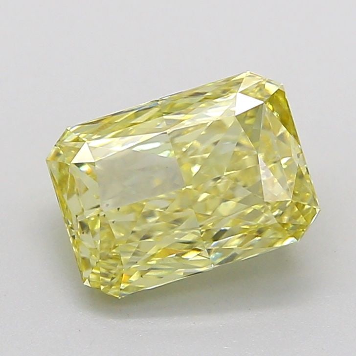 Loose Diamond - RADIANT 2.01ct Fancy Yellow VS2: Loose Diamond - RADIANT 2.01ct Fancy Yellow VS2 Source: This is a real non-mined Diamond that has been grown in a lab Shape: RADIANT Carats: 2.01 Color: Fancy Yellow Certification: IGI Video: