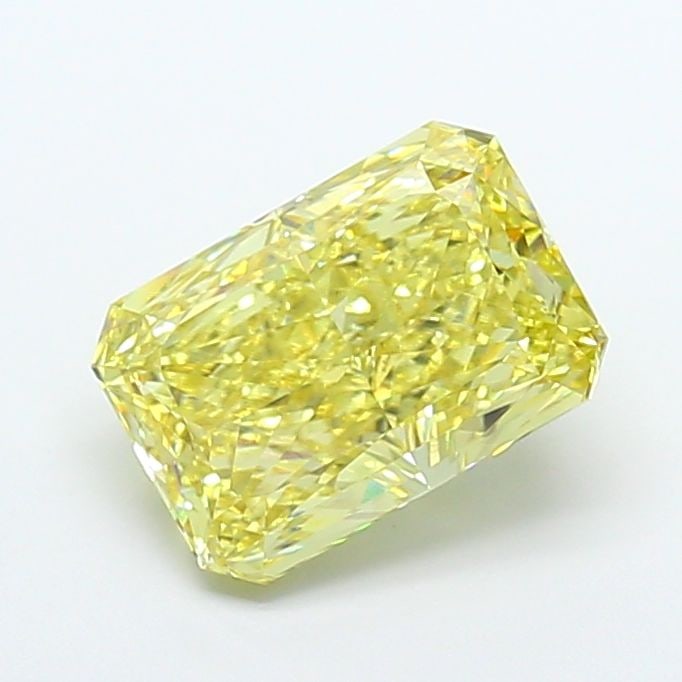 Loose Diamond - RADIANT 5.08ct Fancy Intense Yellow VS1: Loose Diamond - RADIANT 5.08ct Fancy Intense Yellow VS1 Source: This is a real non-mined Diamond that has been grown in a lab Shape: RADIANT Carats: 5.08 Color: Fancy Intense Yellow Certification: IGI