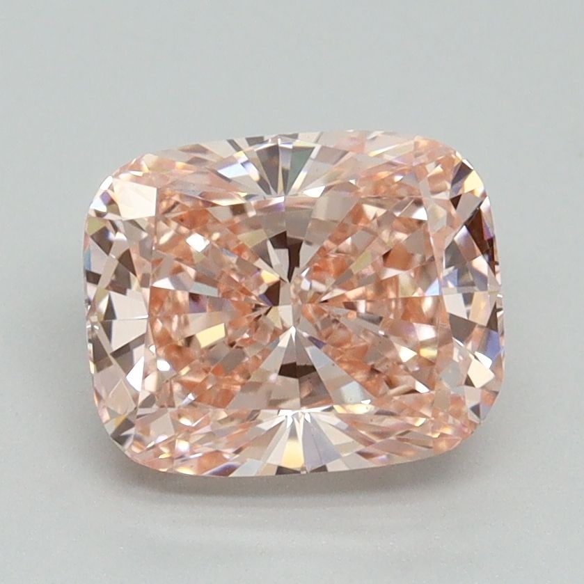Loose Diamond - CUSHION BRILLIANT 2.03ct Fancy Intense Pink VS1: Loose Diamond - CUSHION BRILLIANT 2.03ct Fancy Intense Pink VS1 Source: This is a real non-mined Diamond that has been grown in a lab Shape: CUSHION BRILLIANT Carats: 2.03 Color: Fancy Intense Pink Ce