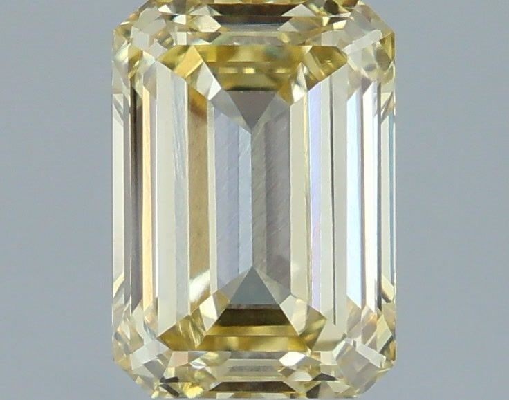 Loose Diamond - EMERALD 1.65ct Fancy Light Yellow VS1: Loose Diamond - EMERALD 1.65ct Fancy Light Yellow VS1 Source: This is a real non-mined Diamond that has been grown in a lab Shape: EMERALD Carats: 1.65 Color: Fancy Light Yellow Certification: IGI Vid