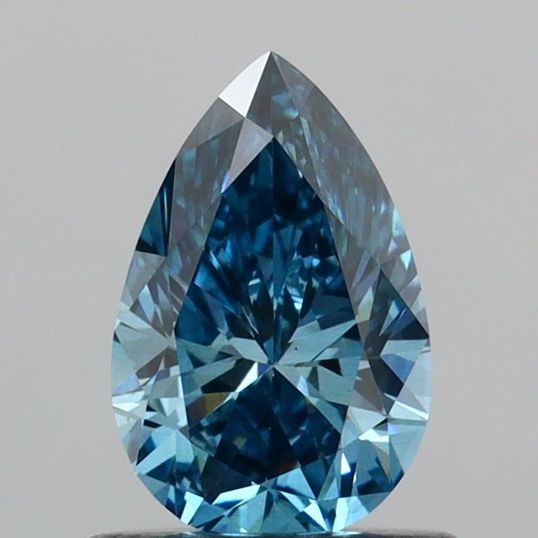 Loose Diamond - PEAR 0.74ct Fancy Vivid Blue VS1: Loose Diamond - PEAR 0.74ct Fancy Vivid Blue VS1 Source: This is a real non-mined Diamond that has been grown in a lab Shape: PEAR Carats: 0.74 Color: Fancy Vivid Blue Certification: IGI Video: