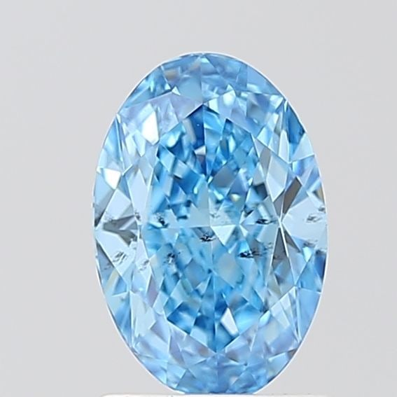 Loose Diamond - OVAL 1.36ct Fancy Vivid Blue SI1: Loose Diamond - OVAL 1.36ct Fancy Vivid Blue SI1 Source: This is a real non-mined Diamond that has been grown in a lab Shape: OVAL Carats: 1.36 Color: Fancy Vivid Blue Certification: IGI Additional im
