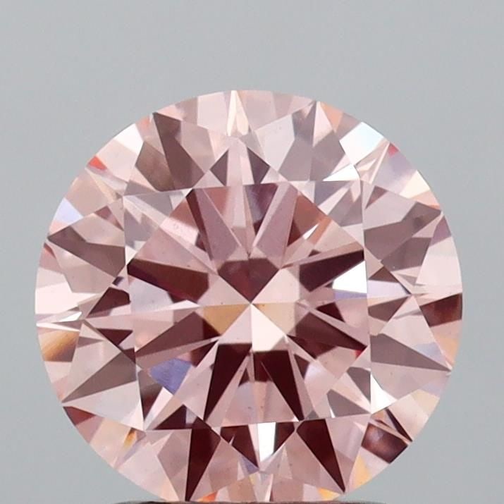 Ideal Loose Diamond - ROUND 1.82ct Fancy Vivid Pink VS1: Ideal Loose Diamond - ROUND 1.82ct Fancy Vivid Pink VS1 Source: This is a real non-mined Diamond that has been grown in a lab Shape: ROUND Carats: 1.82 Color: Fancy Vivid Pink Certification: IGI Video
