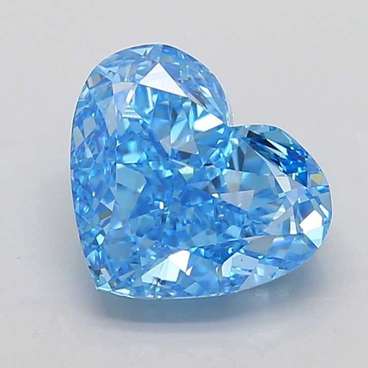 Loose Diamond - HEART 6.06ct Fancy Vivid Blue VS1: Loose Diamond - HEART 6.06ct Fancy Vivid Blue VS1 Source: This is a real non-mined Diamond that has been grown in a lab Shape: HEART Carats: 6.06 Color: Fancy Vivid Blue Certification: IGI Video:
