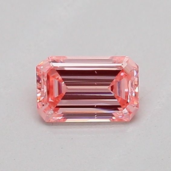 Loose Diamond - EMERALD 0.22ct Fancy Intense Pink SI1: Loose Diamond - EMERALD 0.22ct Fancy Intense Pink SI1 Source: This is a real non-mined Diamond that has been grown in a lab Shape: EMERALD Carats: 0.22 Color: Fancy Intense Pink Certification: IGI Add