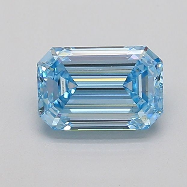 Loose Diamond - EMERALD 1.0ct Fancy Intense Blue VS2: Loose Diamond - EMERALD 1.0ct Fancy Intense Blue VS2 Source: This is a real non-mined Diamond that has been grown in a lab Shape: EMERALD Carats: 1.0 Color: Fancy Intense Blue Certification: IGI