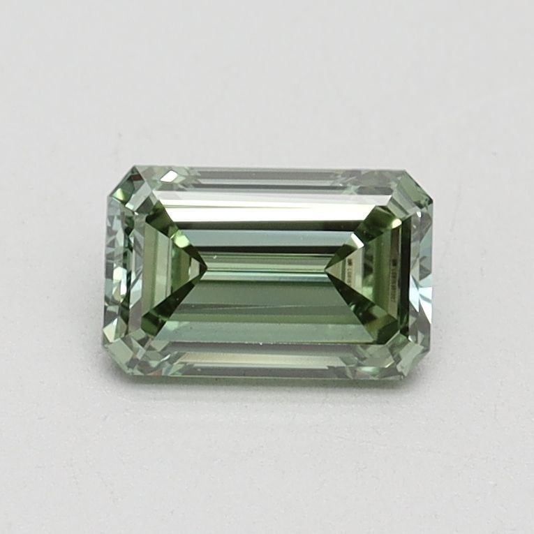 Loose Diamond - EMERALD 0.7ct Fancy Vivid Green VVS2 (1 of 1)