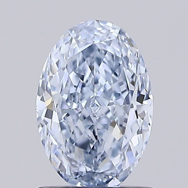 Loose Diamond - OVAL 1.02ct Fancy Light Blue VS1: Loose Diamond - OVAL 1.02ct Fancy Light Blue VS1 Source: This is a real non-mined Diamond that has been grown in a lab Shape: OVAL Carats: 1.02 Color: Fancy Light Blue Certification: IGI Video: