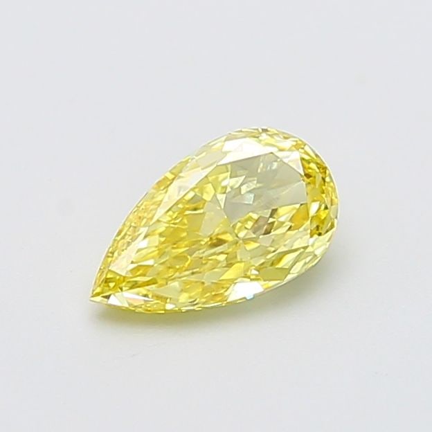 Loose Diamond - PEAR 0.91ct Fancy Vivid Yellow VS1: Loose Diamond - PEAR 0.91ct Fancy Vivid Yellow VS1 Source: This is a real non-mined Diamond that has been grown in a lab Shape: PEAR Carats: 0.91 Color: Fancy Vivid Yellow Certification: IGI Video:
