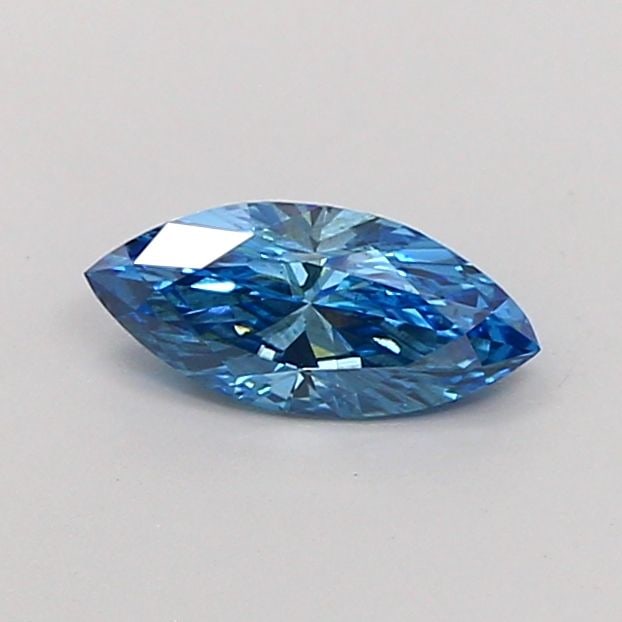 Loose Diamond - MARQUISE 0.6ct Fancy Vivid Blue SI1: Loose Diamond - MARQUISE 0.6ct Fancy Vivid Blue SI1 Source: This is a real non-mined Diamond that has been grown in a lab Shape: MARQUISE Carats: 0.6 Color: Fancy Vivid Blue Certification: IGI Video: