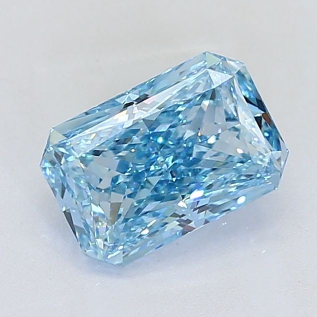 Loose Diamond - RADIANT 2.67ct Fancy Vivid Blue VS1: Loose Diamond - RADIANT 2.67ct Fancy Vivid Blue VS1 Source: This is a real non-mined Diamond that has been grown in a lab Shape: RADIANT Carats: 2.67 Color: Fancy Vivid Blue Certification: IGI Video: