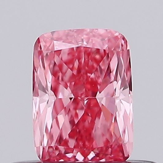 Loose Diamond - CUSHION BRILLIANT 0.33ct Fancy Vivid Pink VVS2: Loose Diamond - CUSHION BRILLIANT 0.33ct Fancy Vivid Pink VVS2 Source: This is a real non-mined Diamond that has been grown in a lab Shape: CUSHION BRILLIANT Carats: 0.33 Color: Fancy Vivid Pink Certi