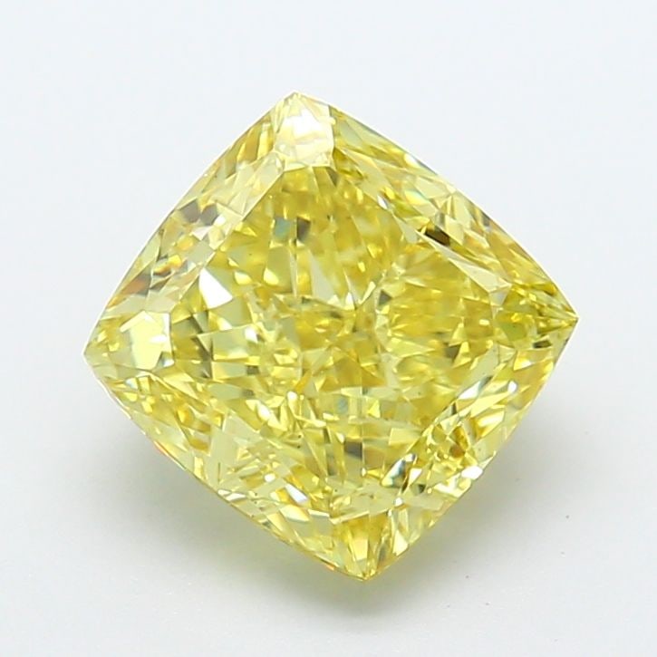 Loose Diamond - CUSHION MODIFIED 3.53ct Fancy Intense Yellow VS1: Loose Diamond - CUSHION MODIFIED 3.53ct Fancy Intense Yellow VS1 Source: This is a real non-mined Diamond that has been grown in a lab Shape: CUSHION MODIFIED Carats: 3.53 Color: Fancy Intense Yellow 