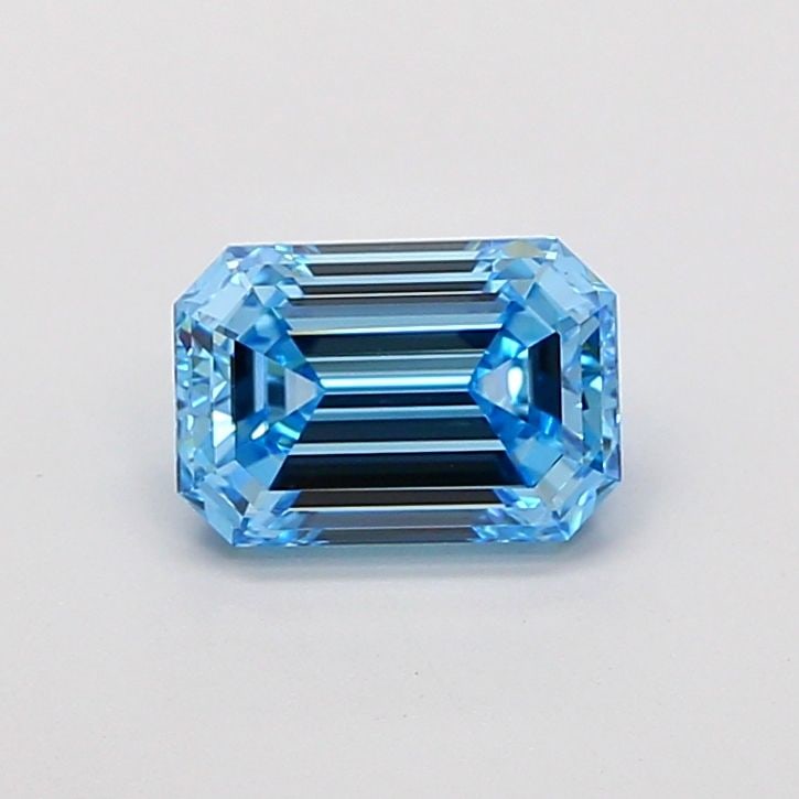 Loose Diamond - EMERALD 1.54ct Fancy Vivid Blue VS1 (1 of 1)