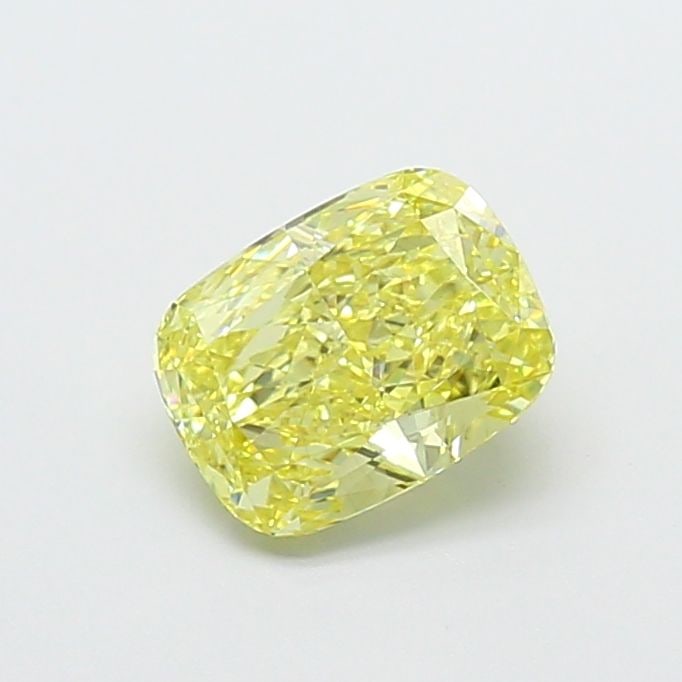 Loose Diamond - CUSHION MODIFIED 1.41ct Fancy Intense Yellow VS2: Loose Diamond - CUSHION MODIFIED 1.41ct Fancy Intense Yellow VS2 Source: This is a real non-mined Diamond that has been grown in a lab Shape: CUSHION MODIFIED Carats: 1.41 Color: Fancy Intense Yellow 