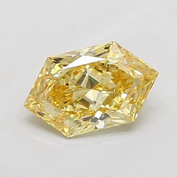 Loose Diamond - HEXAGONAL 1.11ct Fancy Yellow VS2: Loose Diamond - HEXAGONAL 1.11ct Fancy Yellow VS2 Source: This is a real non-mined Diamond that has been grown in a lab Shape: HEXAGONAL Carats: 1.11 Color: Fancy Yellow Certification: IGI Video: